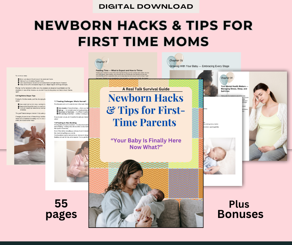 Newborn Hacks & Tips+ Bonus 20 Ebook Library