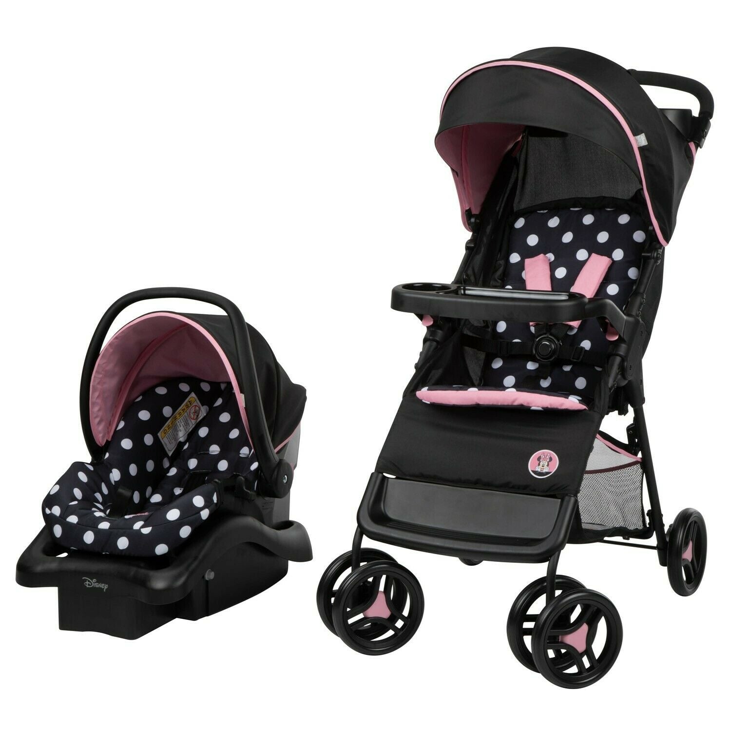 Mickey mouse car outlet seat and stroller set