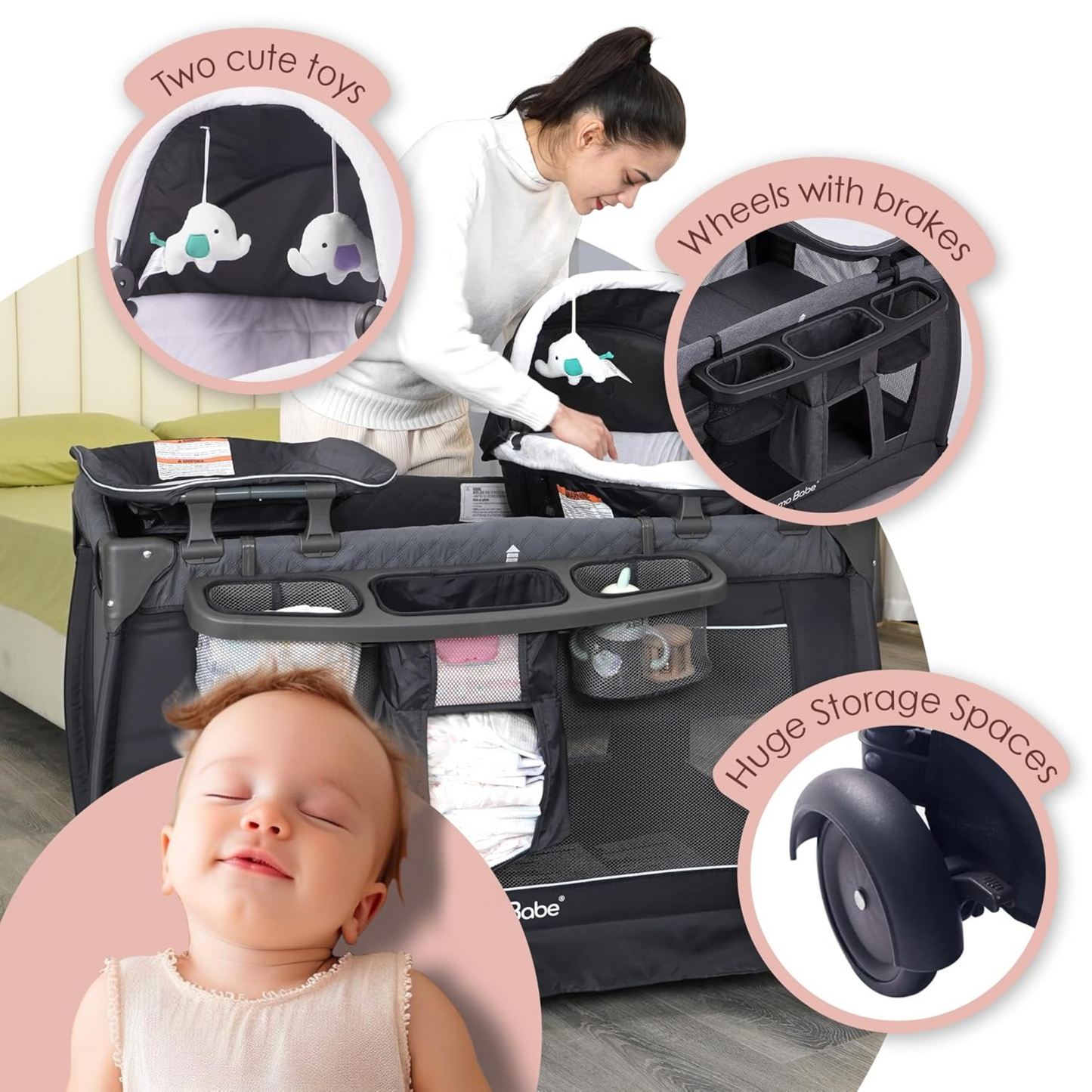 Baby Boy Travel System Combo Set