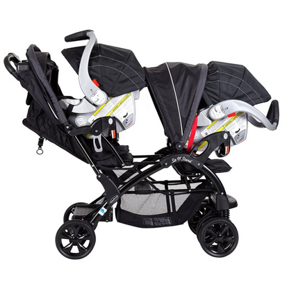 Baby Trend Double Stroller Plus 2 Car Seats Combo