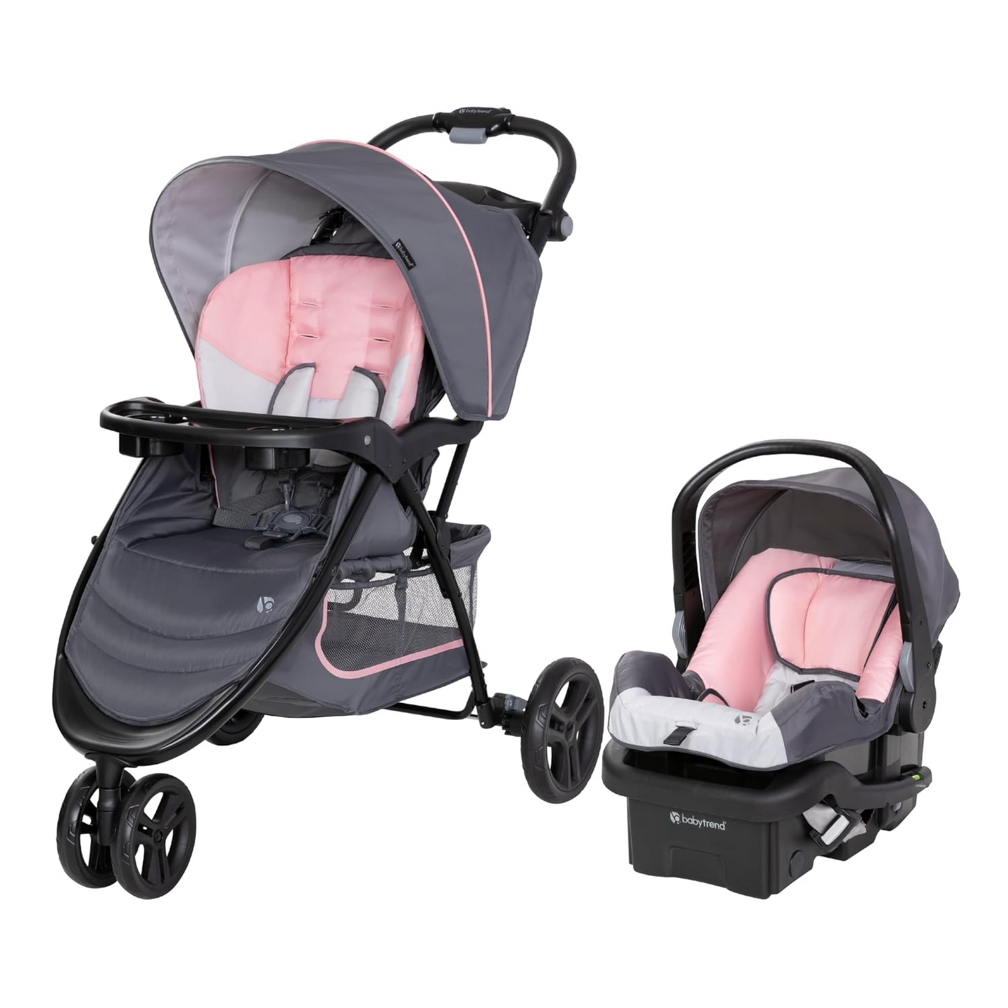 Baby Girl Stroller Travel System Set Pink