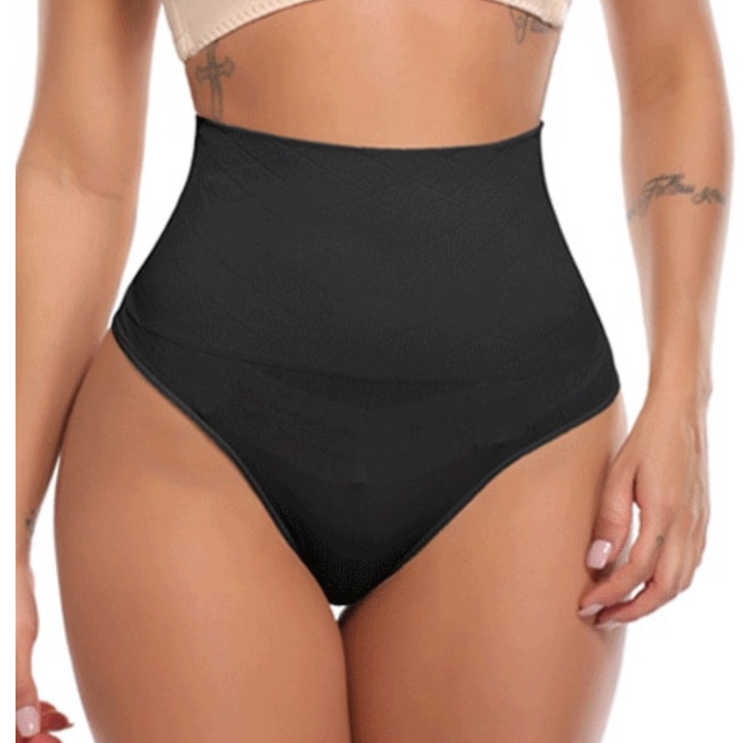 Trimeea™ 2 Pack High Waist Thong Tummy Control Panties (BOGO)