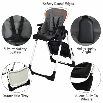 Baby Toddler Stroller Travel System Combo with High chair