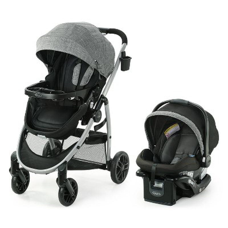 Graco Modes Pramette Baby Stroller Travel System with Infant Car Seat Combo