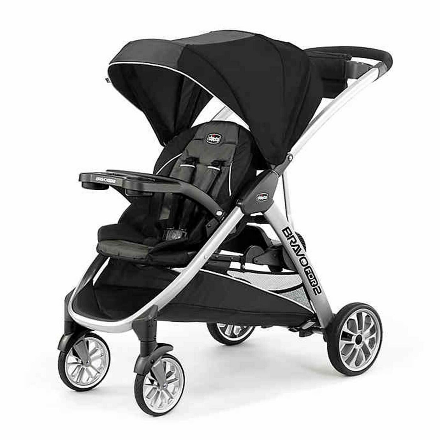Chicco Bravo Double Stroller For Two Passenger Baby Kids Brand New