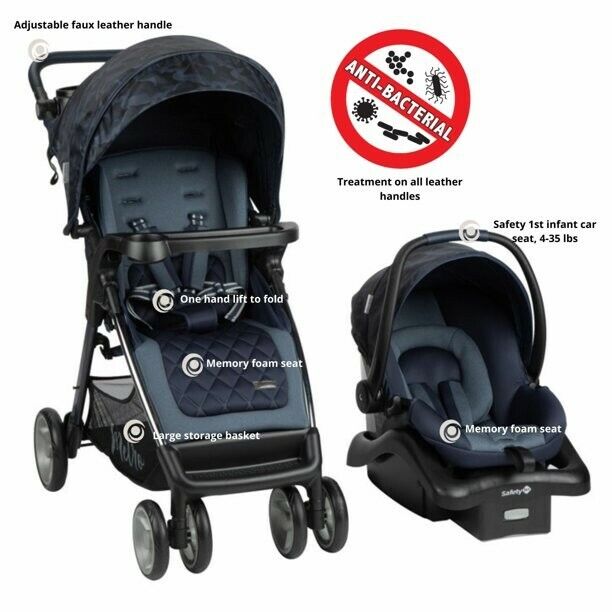 Camo car seat store stroller combo