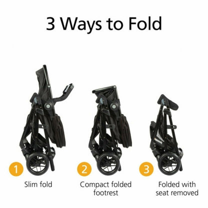 Safety 1st Baby Stroller with Car Seat Flex 8-in-1 Travel System Combo