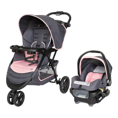 Girls Baby Stroller with Car Seat Travel System Playard Swing Bouncer High Chair