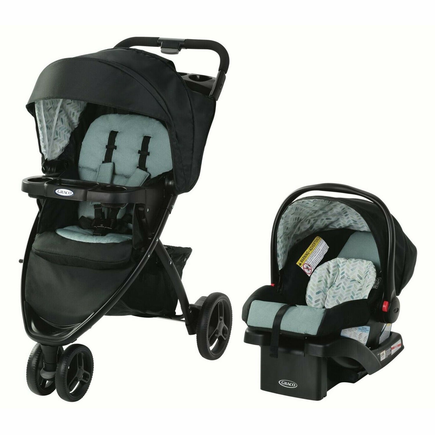 Baby Stroller with Car Seat Travel System Infant Bag Playard Swing Newborn Combo