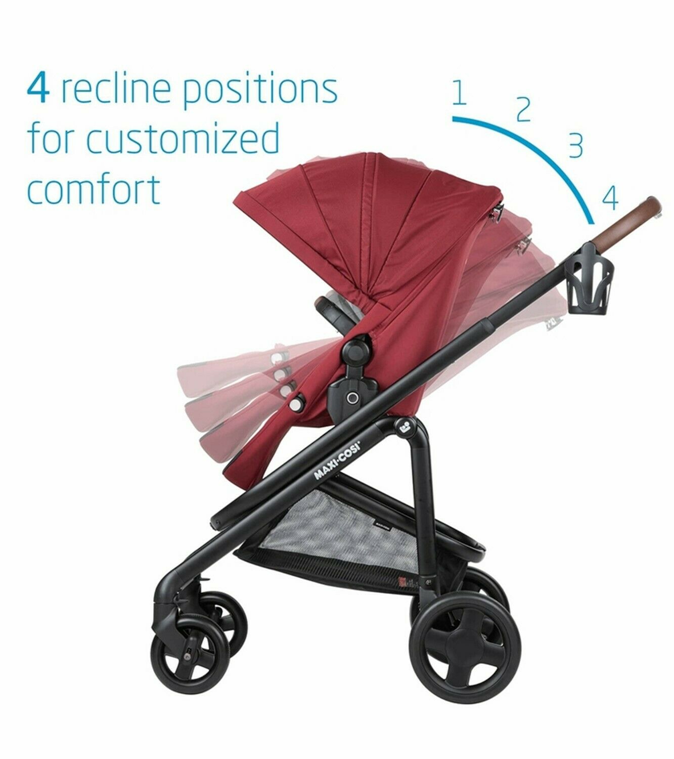 Maxi Cosi XP Baby Travel System with Car Seat - Red