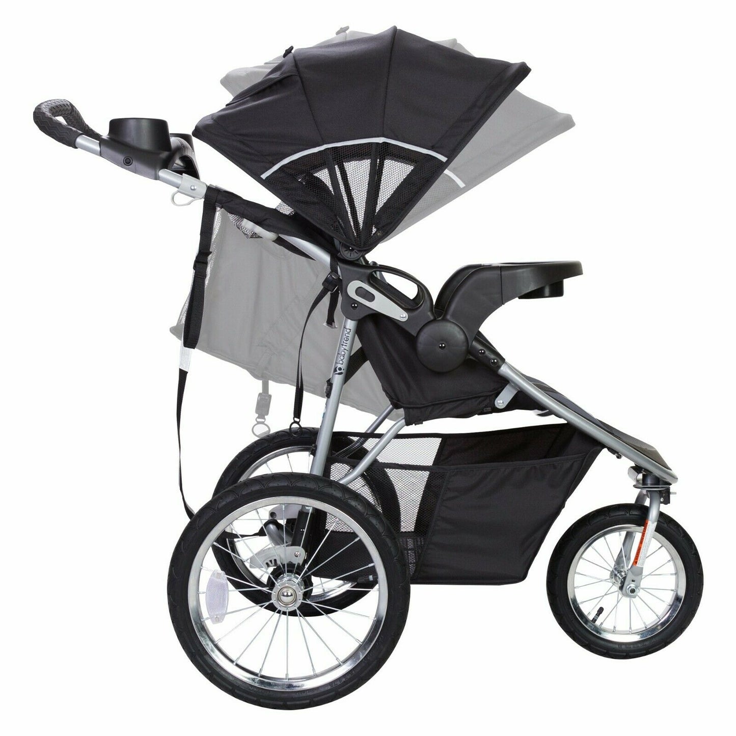 Baby Boy Jogger Stroller with Car Seat  Grey System Infant Jogging Combo