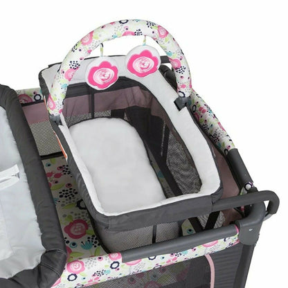 Baby Girl Stroller Travel System Combo with Car Seat Newborn Diaper Bag Playard