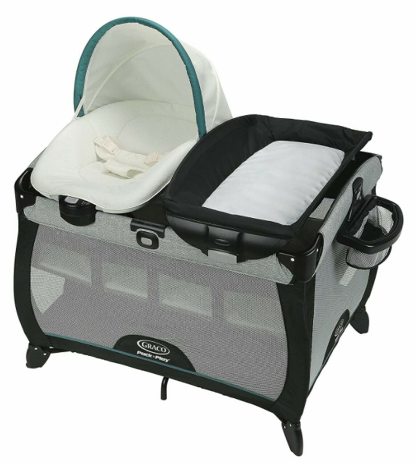 Graco Modes Baby Stroller Travel System with Infant Playard Nursery Combo