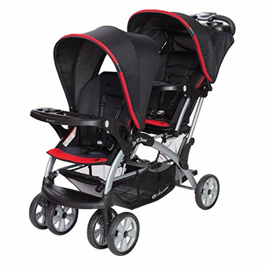 How to open baby trend double stroller best sale