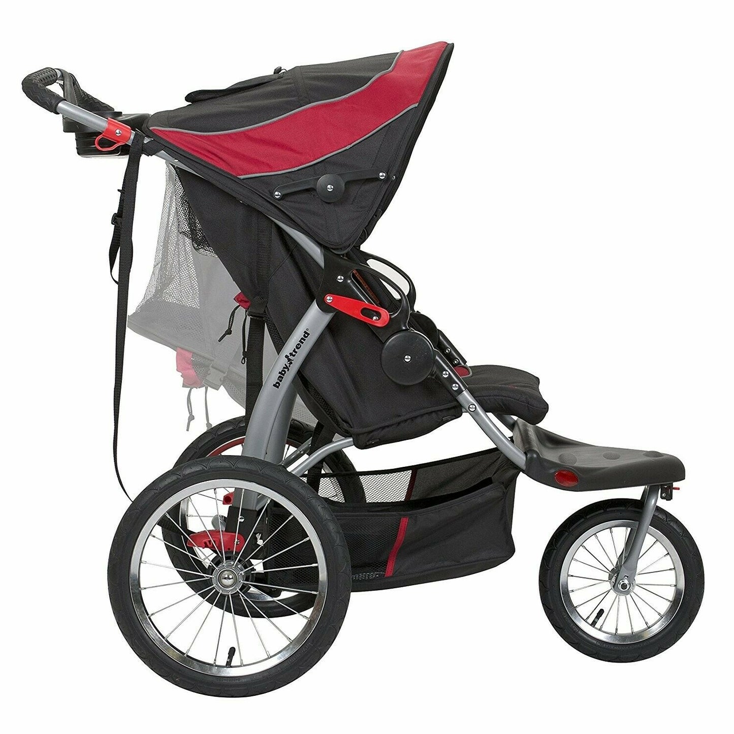 Baby Double Jogger Stroller Twins Infant Toddler Kids New Boxed - Red
