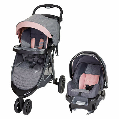 Baby Stroller with Car Seat Travel System Chair Playard Combo Pink Combo New