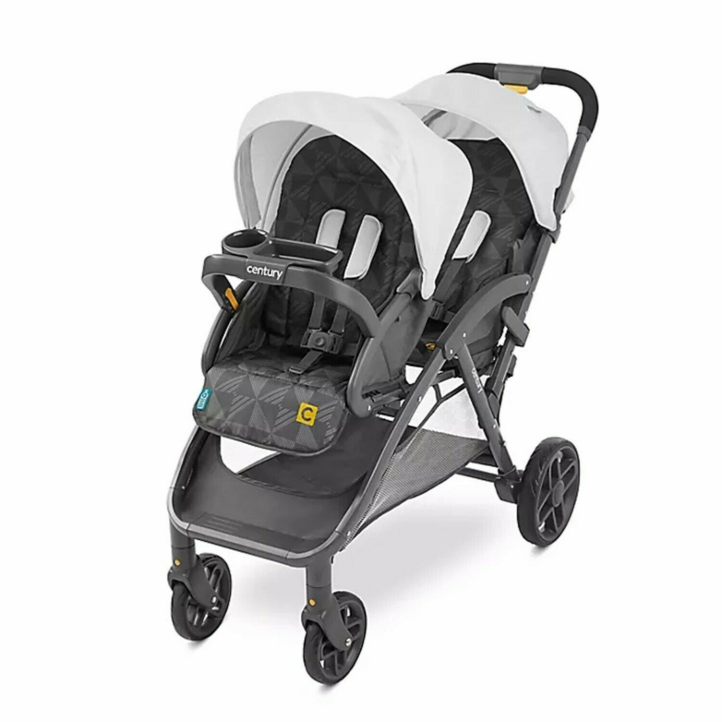 Century Double Baby Stroller Lightweight Twin Buggy Infant Toddler Carriage