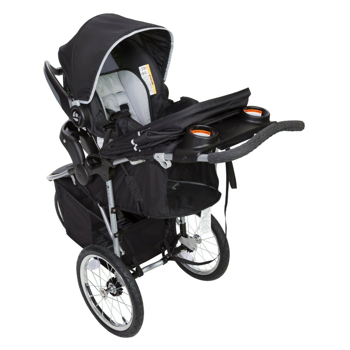 Baby Stroller with Car Seat Playard Crib Diaper Bag Jogger Travel System Combo