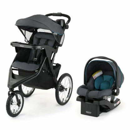 Graco Trax Baby Jogger Stroller with Car Seat Travel System Combo