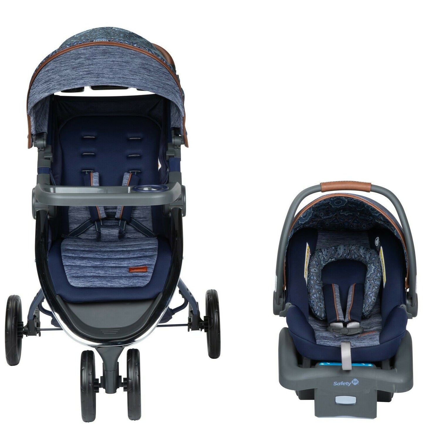 Baby Boy Travel System Stroller with Car Seat Combo Newborn Infant Playard Blue
