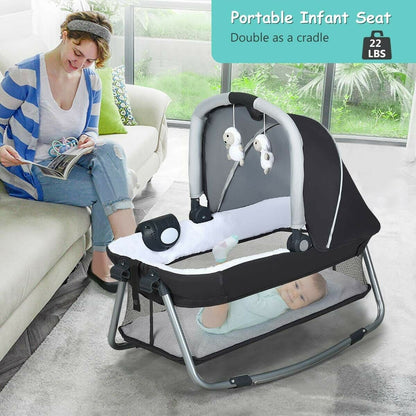 Baby Trend Travel System with Car Seat Combo Playard Bassinet Crib Boys Combo