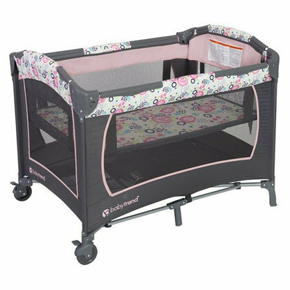 Baby Stroller with Car Seat Travel System Infant Playard Crib Girl Combo Pink