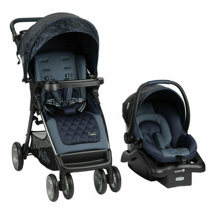 Baby Strollers with Car Seat Travel System Nursery Playard Combo- Camo Blue
