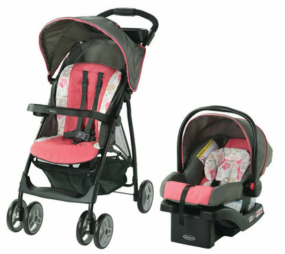 Newborn Baby Girl Stroller with Car Seat Travel System Infant Nursery Playard