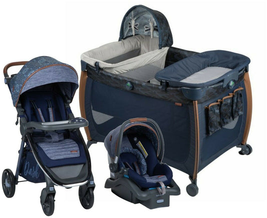 Baby Travel System Stroller with Car Seat Infant Playard Combo Set