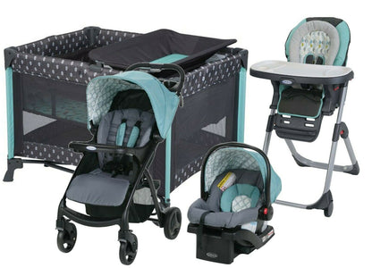 Comfort Baby Stroller Combo with Car Seat Travel Playard High Chair Diaper Bag