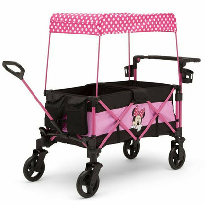 Disney Baby Stroller Wagon Pull-Along Minnie Mouse Kid's Toddler - Pink