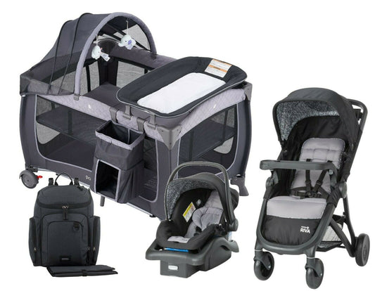 Baby Stroller with Car Seat Travel System Newborn Playard Diaper Bag Combo