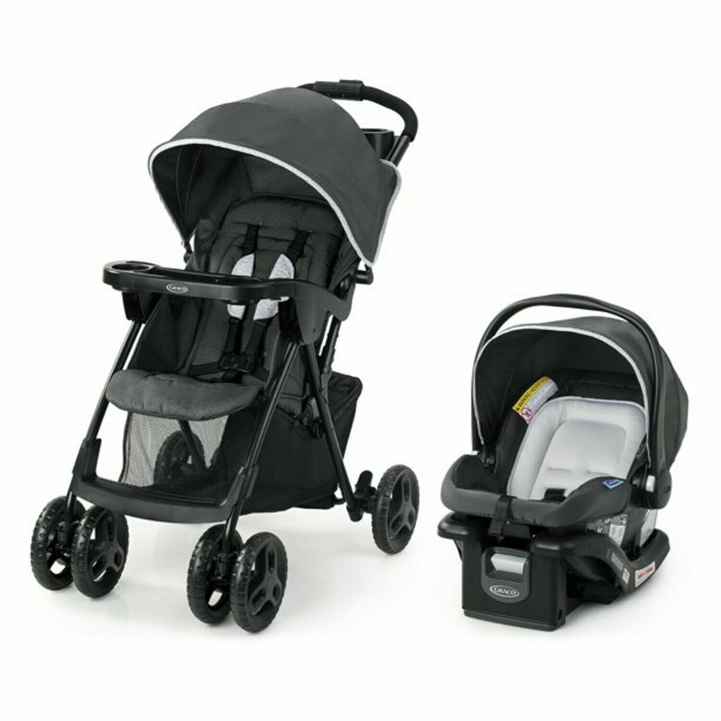 Baby Stroller with Car Seat Travel System Playard High Chair Diaper Bag Combo