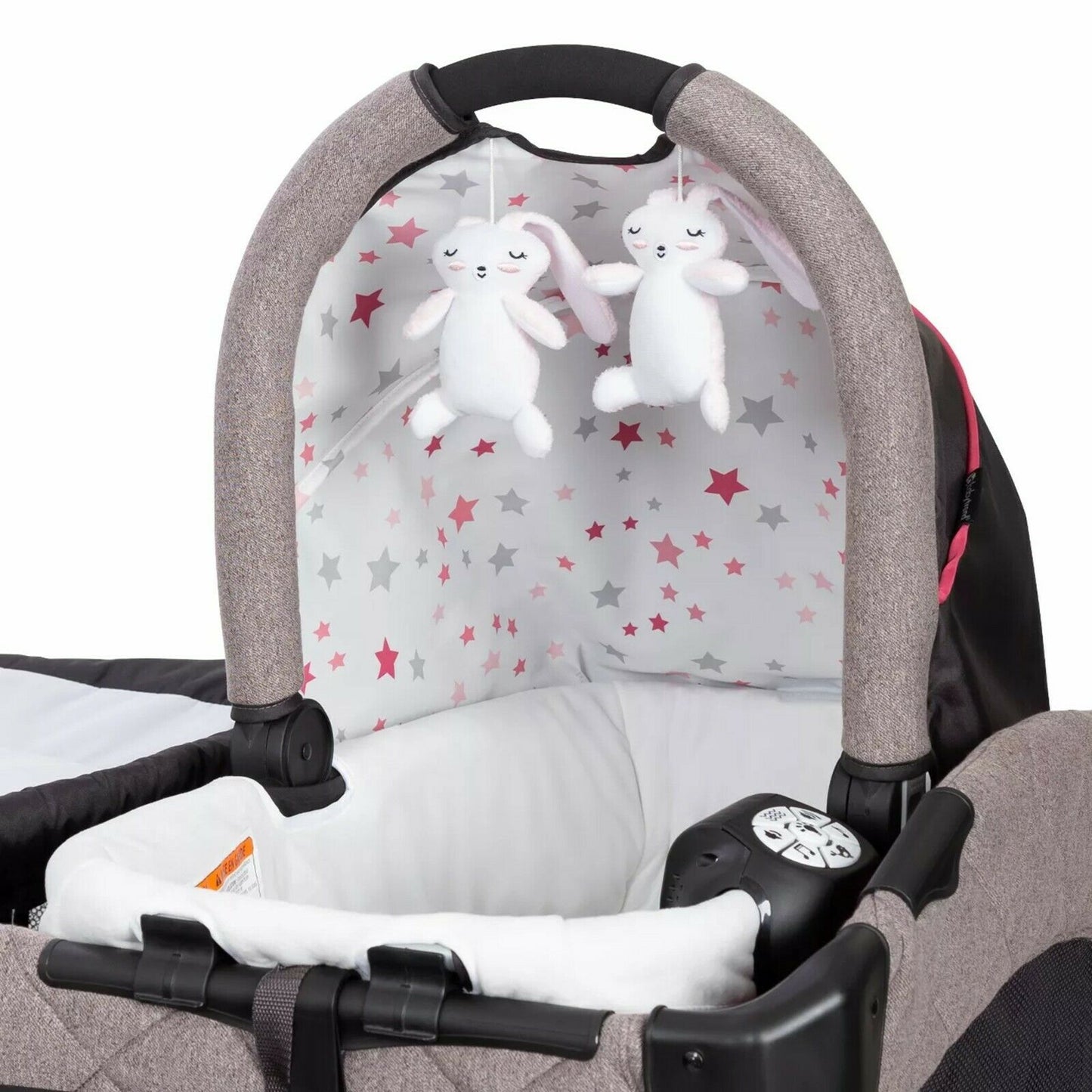 Baby Jogging Stroller with Car Seat Travel System Girls Playard Diaper Bag Combo