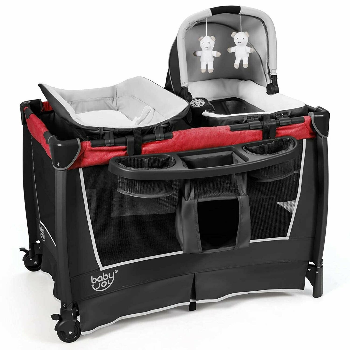 Graco Baby Boy Stroller Travel System with Car Seat Playard Basinet Combo