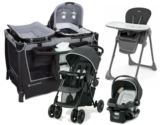 Comfort Baby Stroller with Car Seat High Chair Infant Playard Travel System