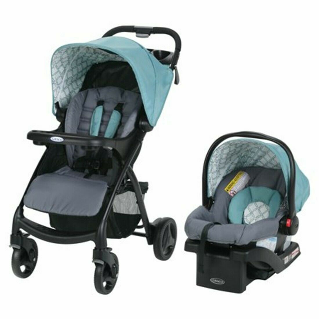 Baby Stroller with Car Seat Travel System Infant Toddler Bassinet Playard Combo