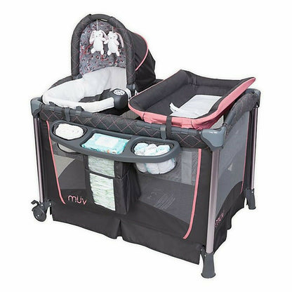 Floral Baby Stroller with Car Seat Travel System High Chair Playard Girl's Combo