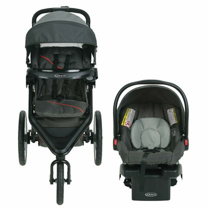 New Baby Jogging Stroller with Newborn Infant Car Seat Travel System Combo