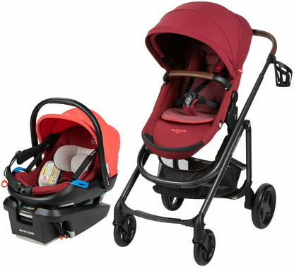 Maxi Cosi XP Baby Travel System with Car Seat - Red