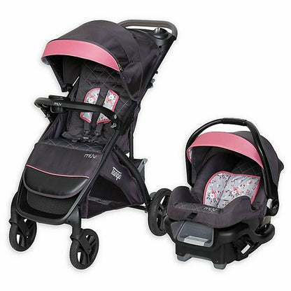 Floral Baby Stroller with Car Seat Travel System High Chair Playard Girl's Combo