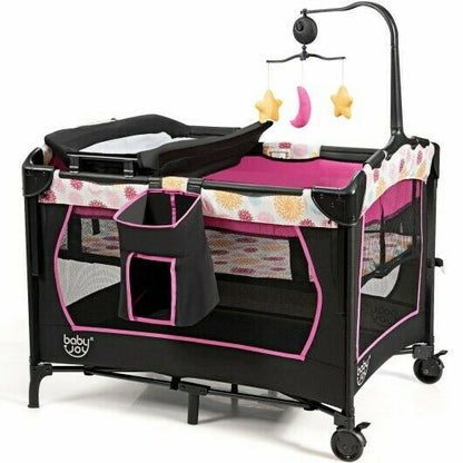 Infant Baby Car Seat Stroller Newborn High Chair Playard Bag Combos Girls Travel