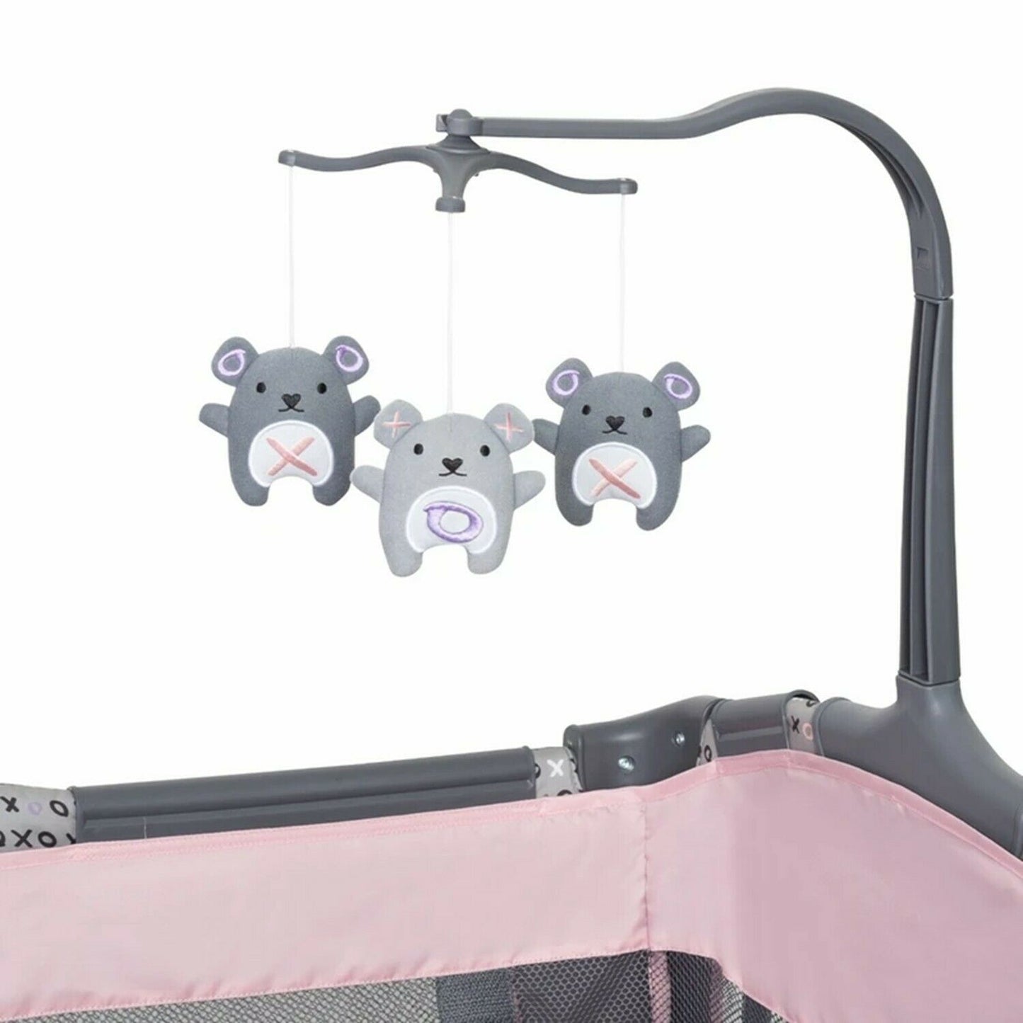 Pink Baby Stroller with Car Seat Travel System Infant Swing Playard High Chair
