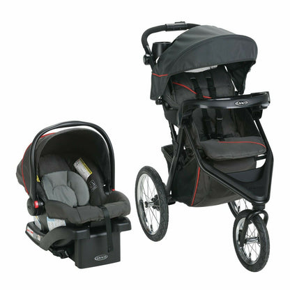 New Baby Jogging Stroller with Newborn Infant Car Seat Travel System Combo