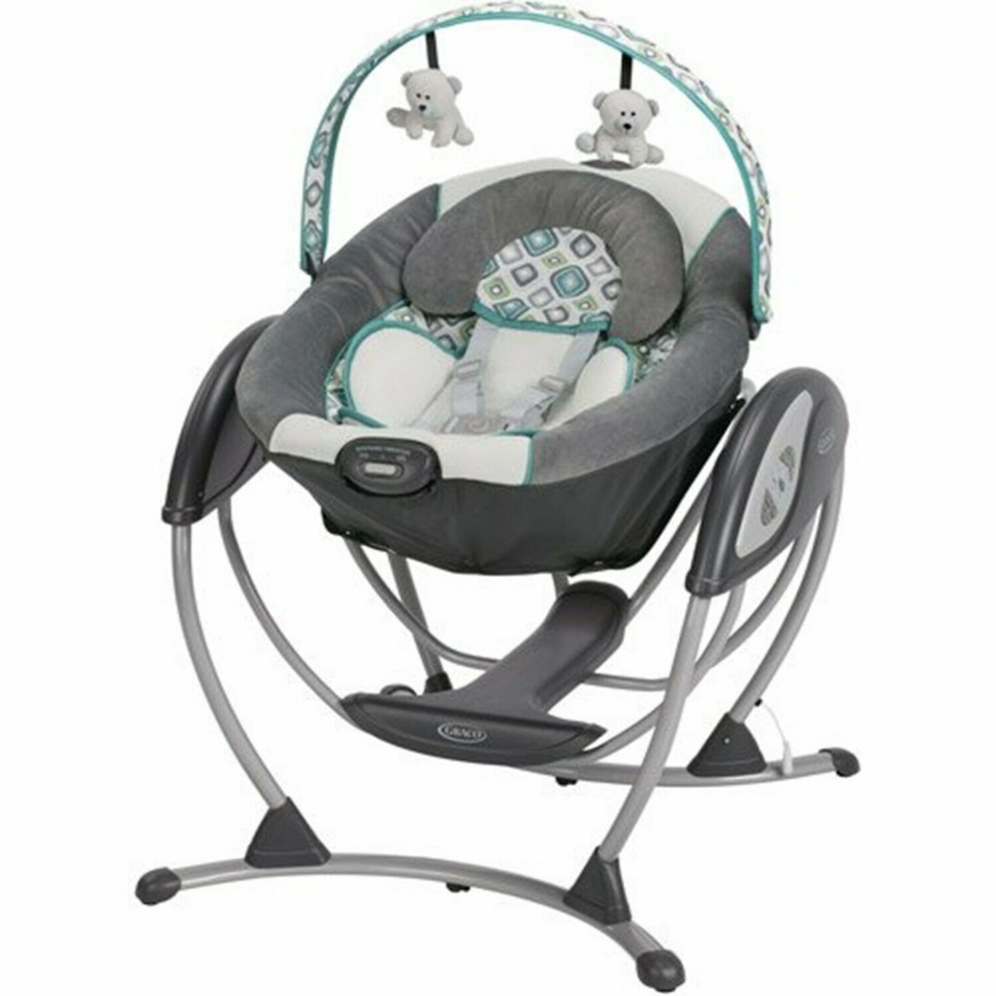 Combo Baby Stroller Travel System with Car Seat Playard Glider Swing High Chair