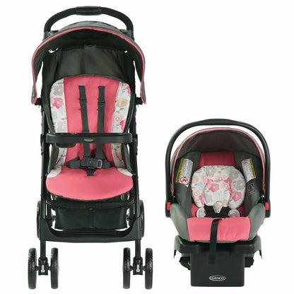 Newborn Baby Girl Stroller with Car Seat Travel System Infant Nursery Playard