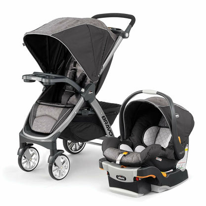 Chicco Bravo Trio Baby Stroller with Car Seat Infant Toddler Travel System Combo