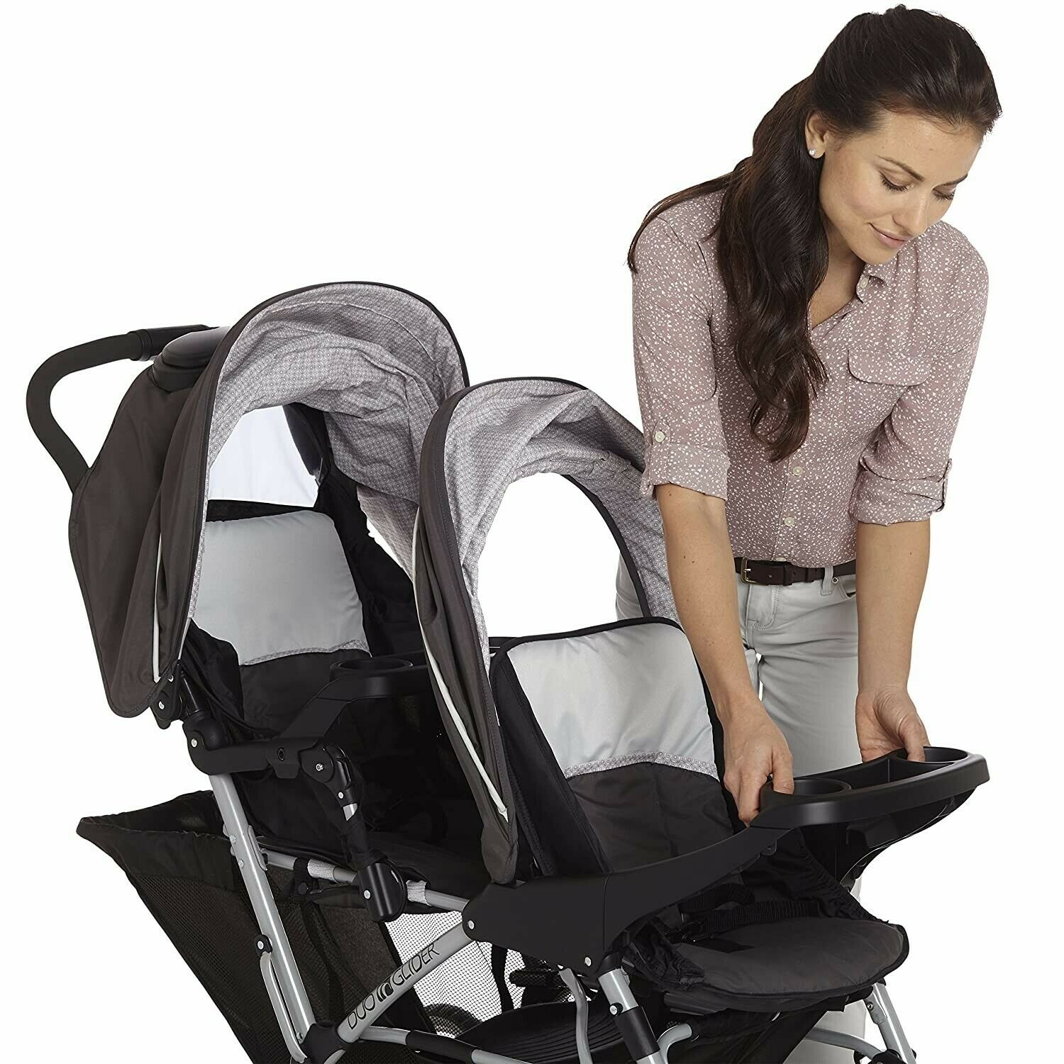 Graco infant car outlet seat double stroller