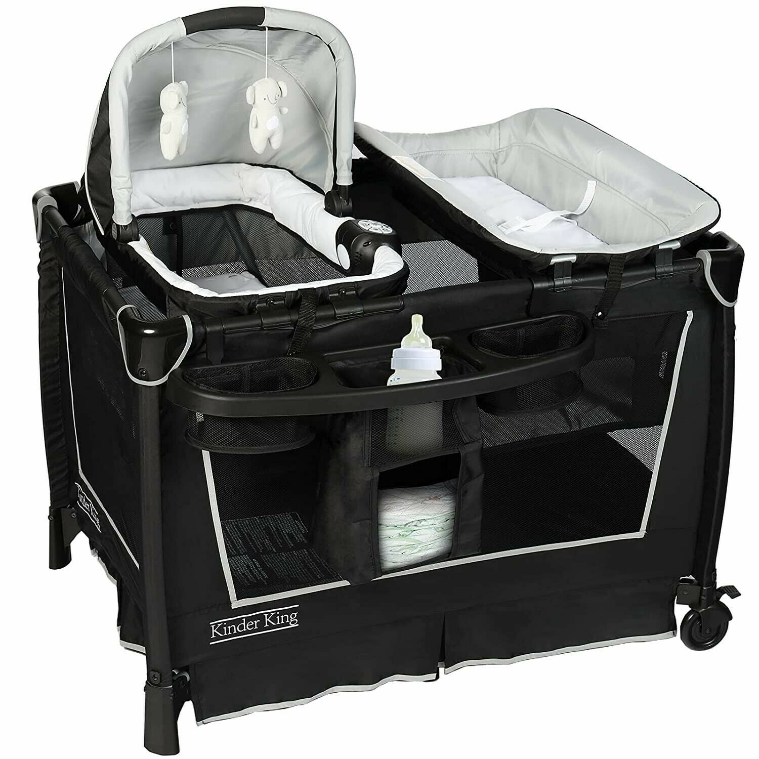 Playard and bassinet combo best sale