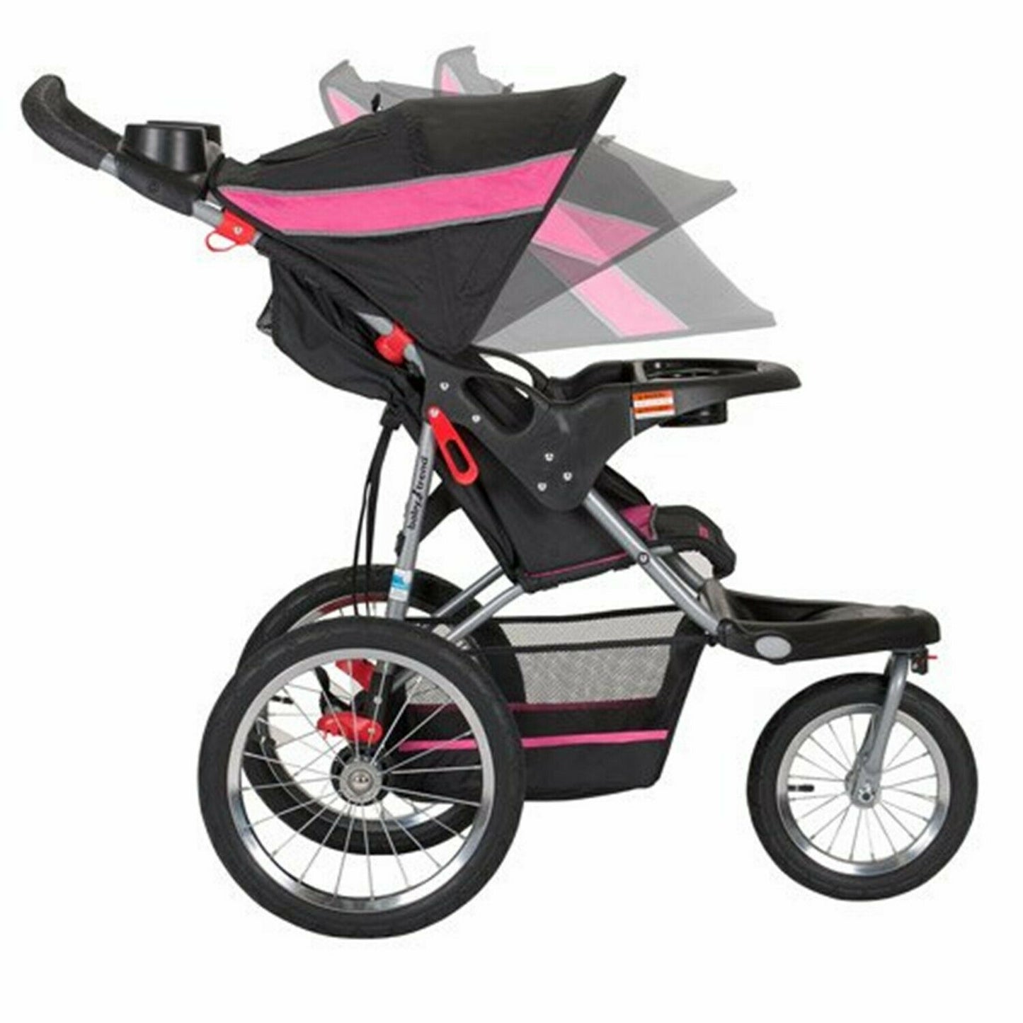Smooth Ride Baby Stroller Jogging Travel System with Car Seat Playard Diaper Bag